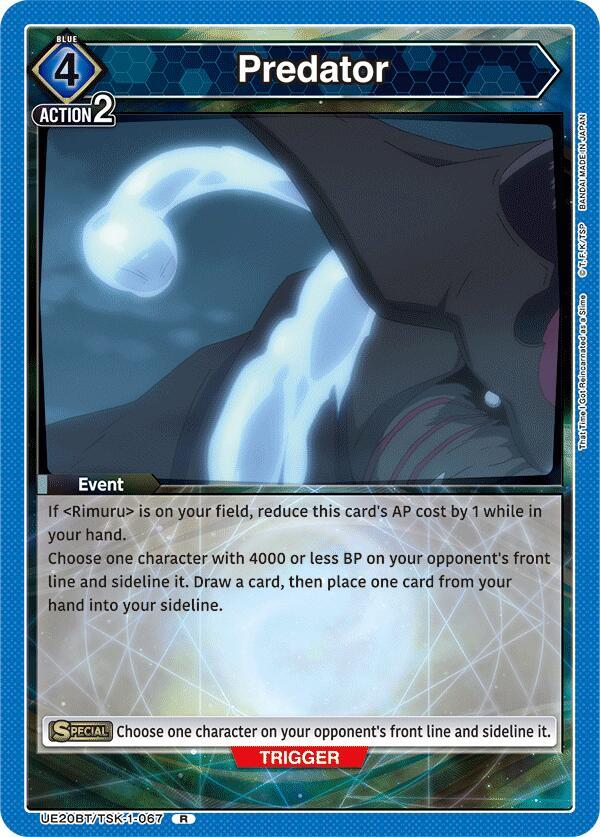 Predator UE20BT/TSK-1-067 card from UE20BT: That Time I Got Reincarnated as a Slime