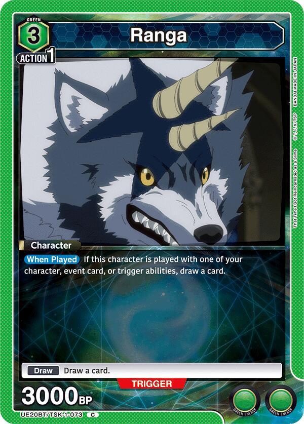 Ranga UE20BT/TSK-1-073 card from UE20BT: That Time I Got Reincarnated as a Slime
