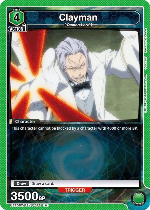 Clayman UE20BT/TSK-1-078 card from UE20BT: That Time I Got Reincarnated as a Slime