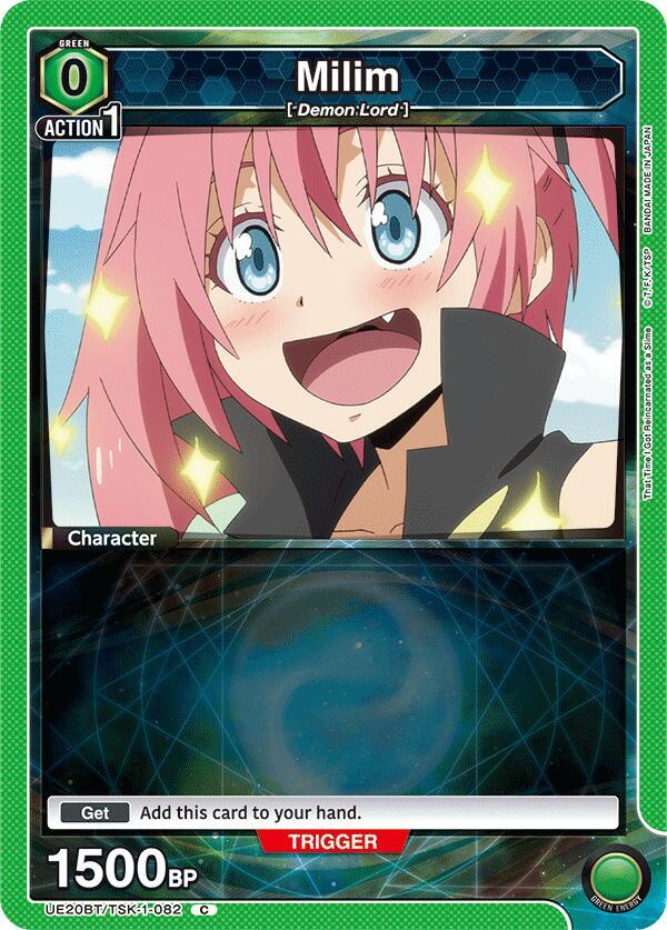 Milim UE20BT/TSK-1-082 card from UE20BT: That Time I Got Reincarnated as a Slime