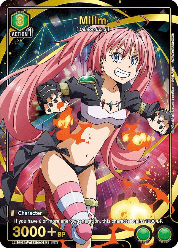 Milim (U*) UE20BT/TSK-1-083 card from UE20BT: That Time I Got Reincarnated as a Slime