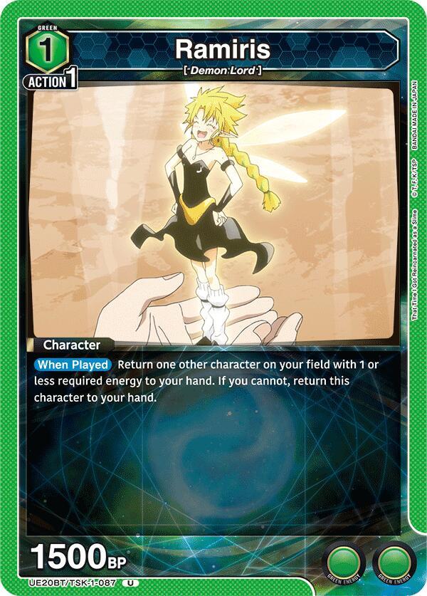 Ramiris UE20BT/TSK-1-087 card from UE20BT: That Time I Got Reincarnated as a Slime
