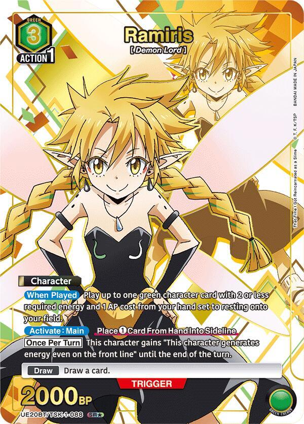 Ramiris (SR*) UE20BT/TSK-1-088 card from UE20BT: That Time I Got Reincarnated as a Slime