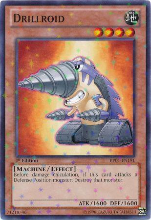 Drillroid (Starfoil) BP01-EN191 card from Battle Pack: Epic Dawn