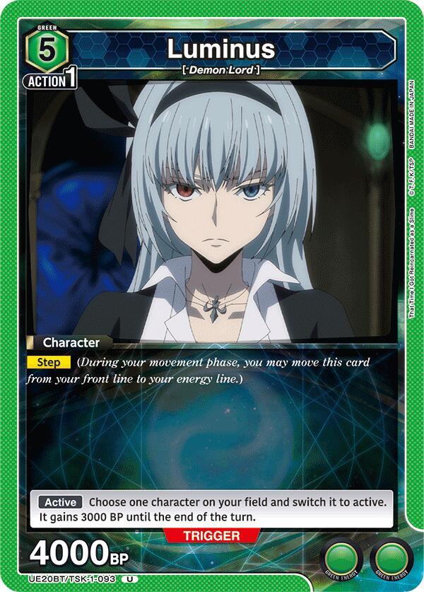 Luminus UE20BT/TSK-1-093 card from UE20BT: That Time I Got Reincarnated as a Slime