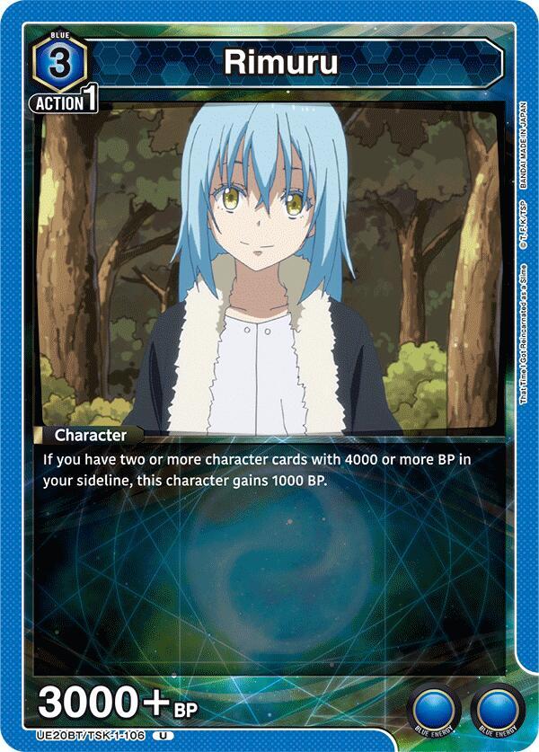 Rimuru UE20BT/TSK-1-106 card from UE20BT: That Time I Got Reincarnated as a Slime