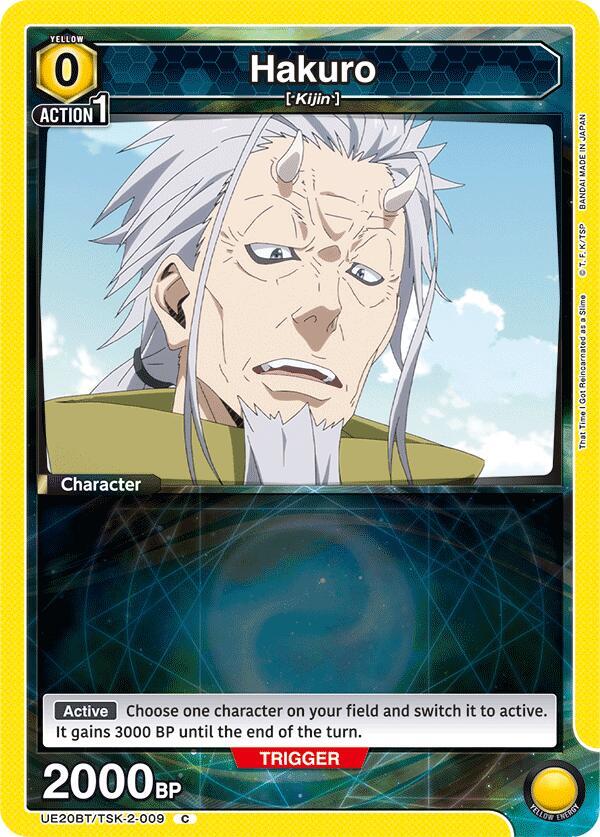 Hakuro UE20BT/TSK-2-009 card from UE20BT: That Time I Got Reincarnated as a Slime
