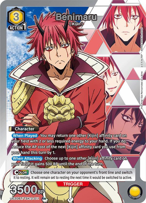 Benimaru (R*) UE20BT/TSK-2-011 card from UE20BT: That Time I Got Reincarnated as a Slime