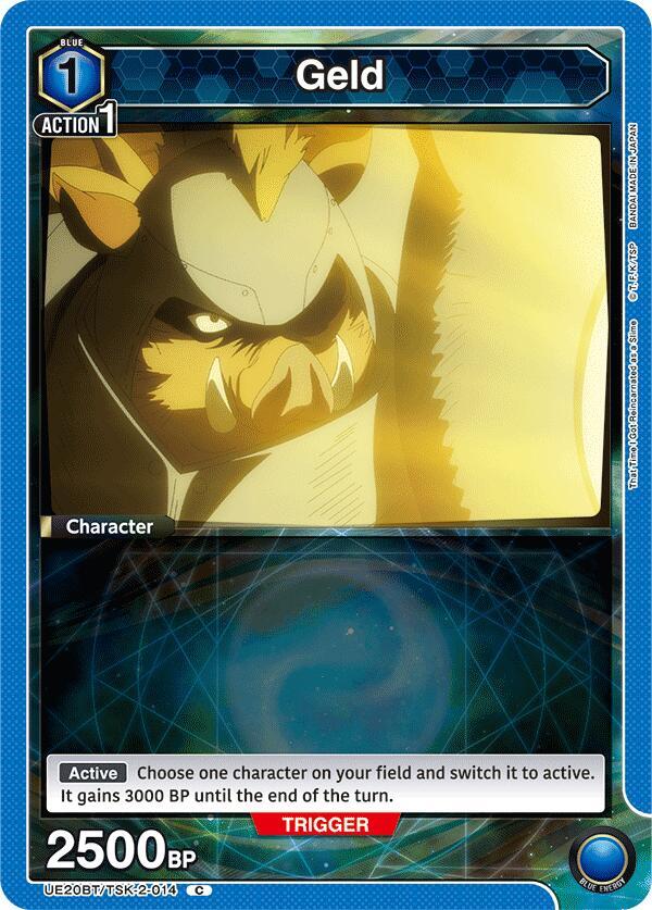 Geld UE20BT/TSK-2-014 card from UE20BT: That Time I Got Reincarnated as a Slime