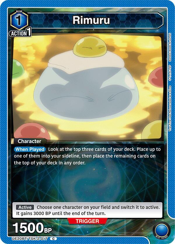 Rimuru UE20BT/TSK-2-017 card from UE20BT: That Time I Got Reincarnated as a Slime