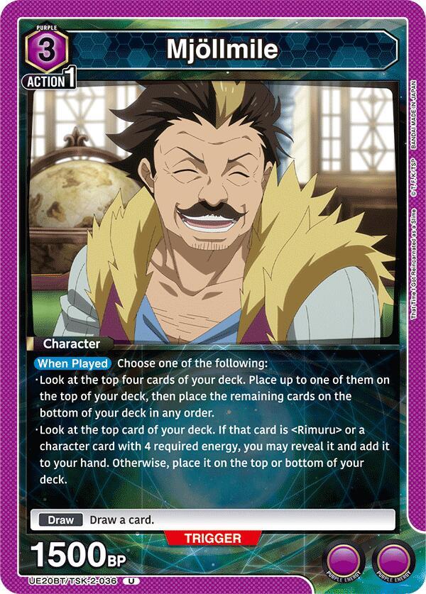 Mjollmile UE20BT/TSK-2-036 card from UE20BT: That Time I Got Reincarnated as a Slime