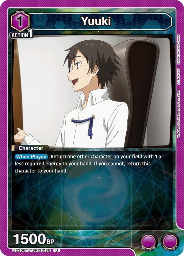Yuuki UE20BT/TSK-2-038 card from UE20BT: That Time I Got Reincarnated as a Slime