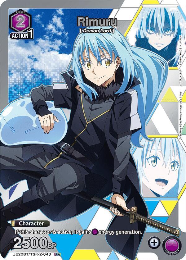 Rimuru (U*) UE20BT/TSK-2-043 card from UE20BT: That Time I Got Reincarnated as a Slime