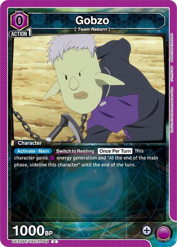 Gobzo UE20BT/TSK-2-049 card from UE20BT: That Time I Got Reincarnated as a Slime