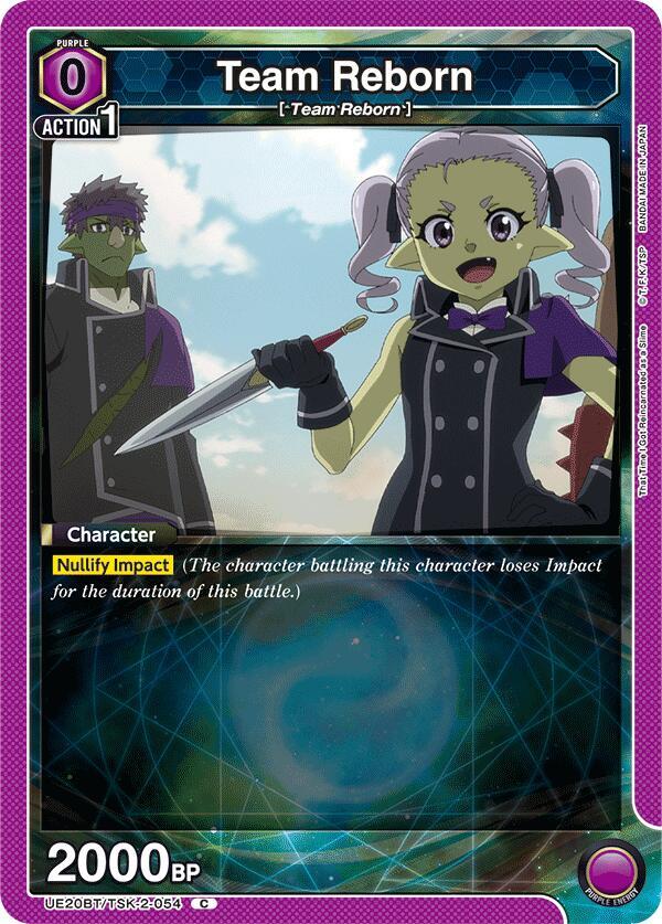 Team Reborn UE20BT/TSK-2-054 card from UE20BT: That Time I Got Reincarnated as a Slime