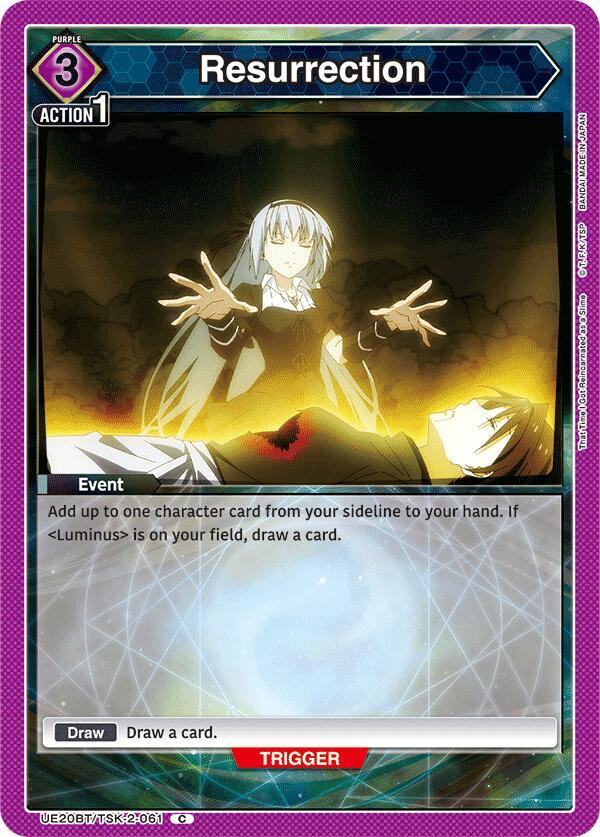 Resurrection UE20BT/TSK-2-061 card from UE20BT: That Time I Got Reincarnated as a Slime
