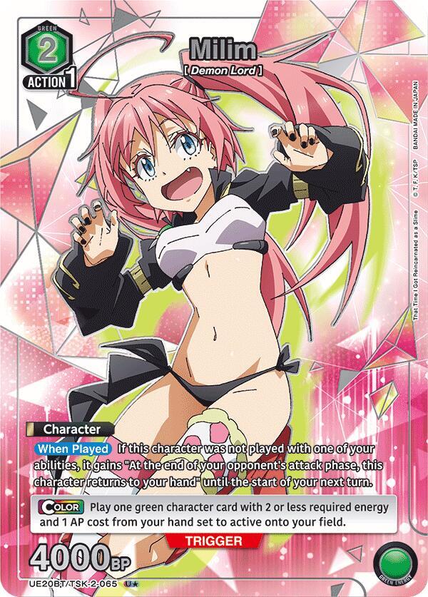 Milim (U*) UE20BT/TSK-2-065 card from UE20BT: That Time I Got Reincarnated as a Slime