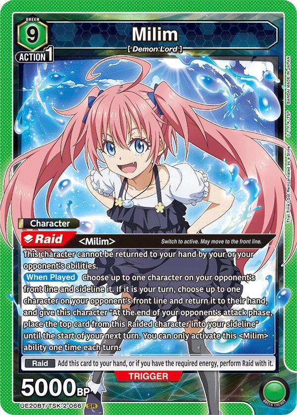 Milim UE20BT/TSK-2-066 card from UE20BT: That Time I Got Reincarnated as a Slime