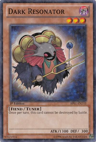 Dark Resonator (Starfoil) BP01-EN203 card from Battle Pack: Epic Dawn