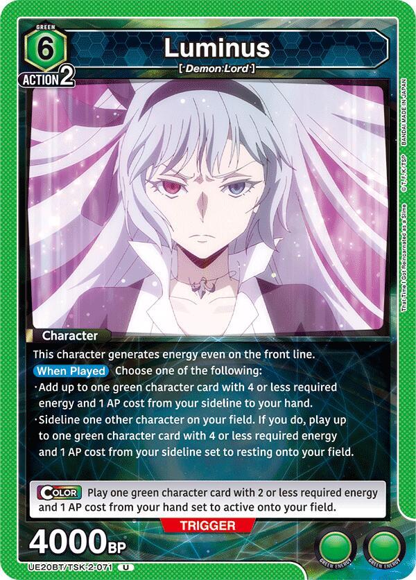 Luminus UE20BT/TSK-2-071 card from UE20BT: That Time I Got Reincarnated as a Slime