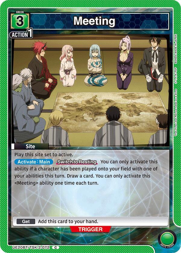 Meeting UE20BT/TSK-2-072 card from UE20BT: That Time I Got Reincarnated as a Slime
