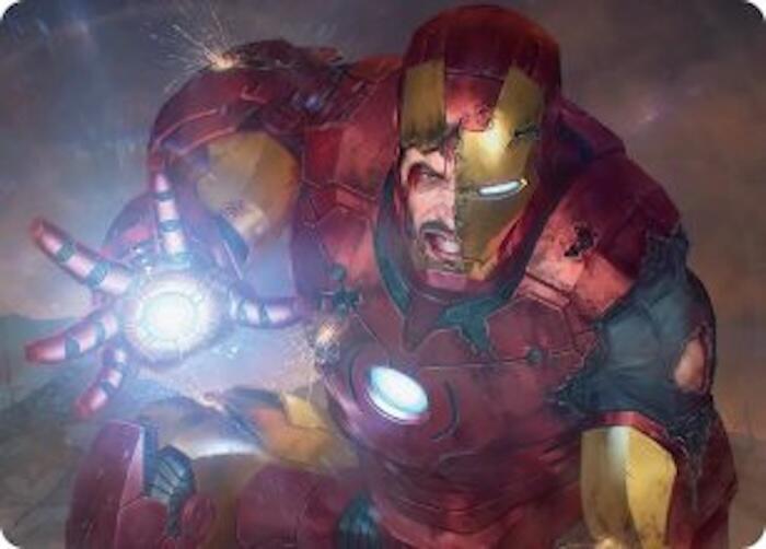 Heroic Sacrifice Art Card 31 card from Art Series: Marvel Super Heroes