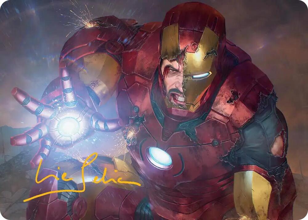 Heroic Sacrifice Art Card (Gold-Stamped Signature) 31 card from Art Series: Marvel Super Heroes