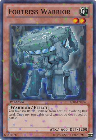 Fortress Warrior (Starfoil) BP01-EN206 card from Battle Pack: Epic Dawn