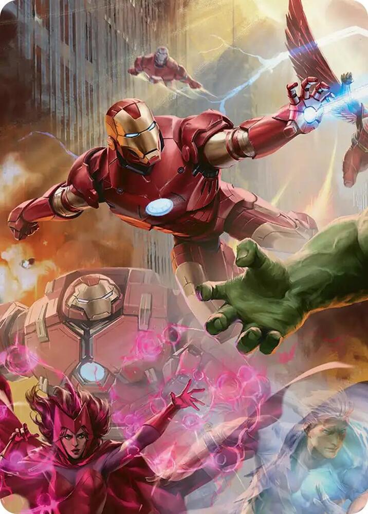 Iron Man, Futurist Paragon Art Card 1 card from Art Series: Marvel Super Heroes