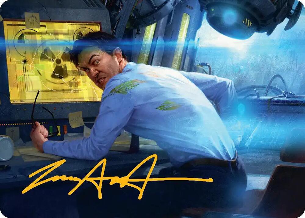 Bruce Banner Art Card (Gold-Stamped Signature) 4 card from Art Series: Marvel Super Heroes