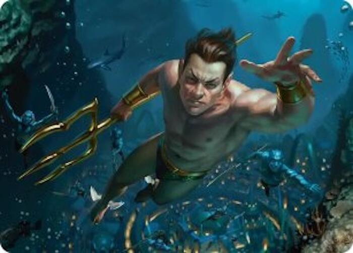 Namor the Sub-Mariner Art Card 6 card from Art Series: Marvel Super Heroes