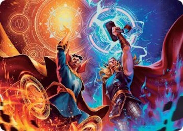 We Say Thee Nay! Art Card 7 card from Art Series: Marvel Super Heroes