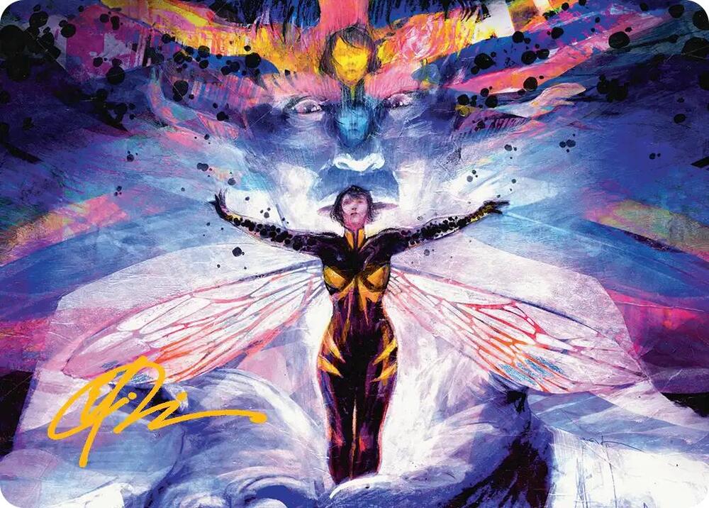 Pym Particles Art Card (Gold-Stamped Signature) 8 card from Art Series: Marvel Super Heroes
