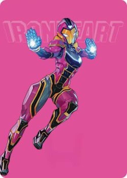 Ironheart, Clever Champion Art Card 23 card from Art Series: Marvel Super Heroes