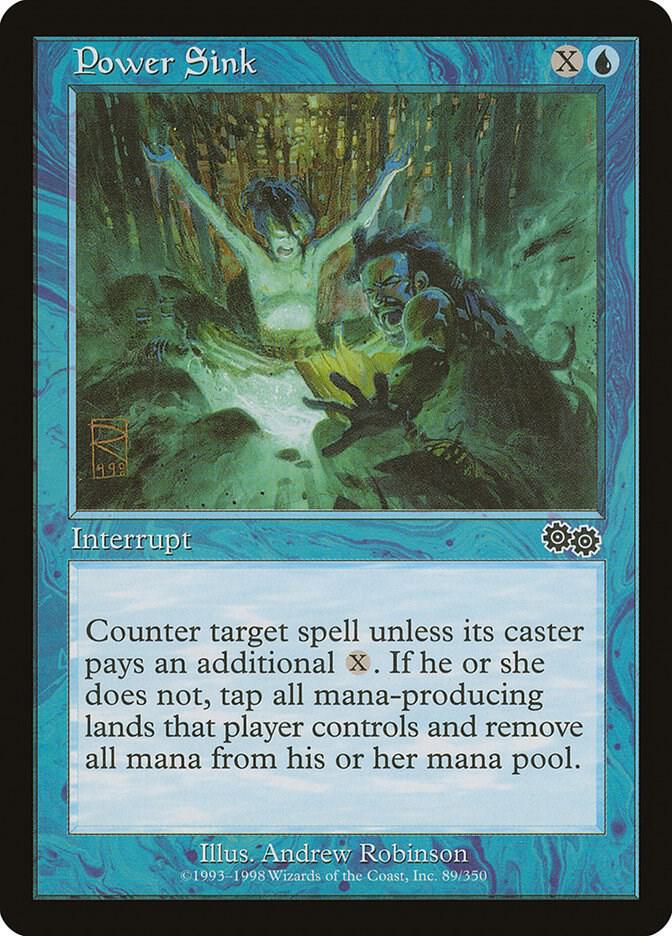 Power Sink 89 card from Urza's Saga