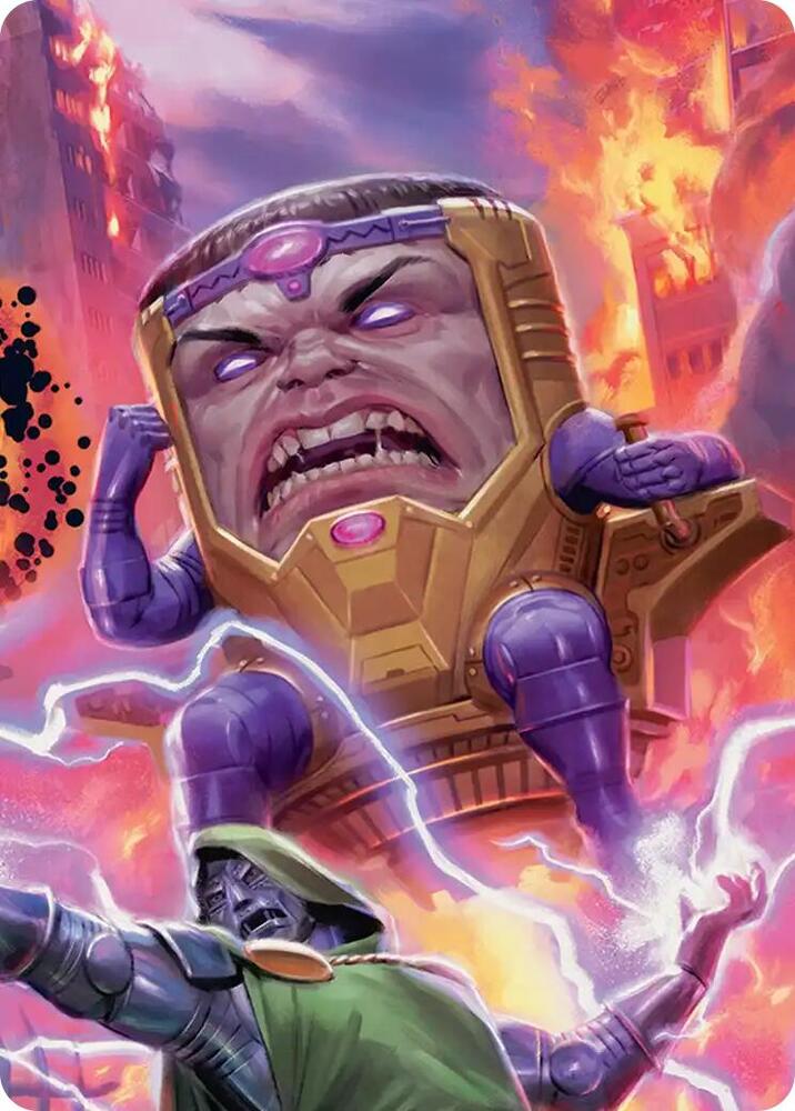M.O.D.O.K., Evil Intellect Art Card 9 card from Art Series: Marvel Super Heroes