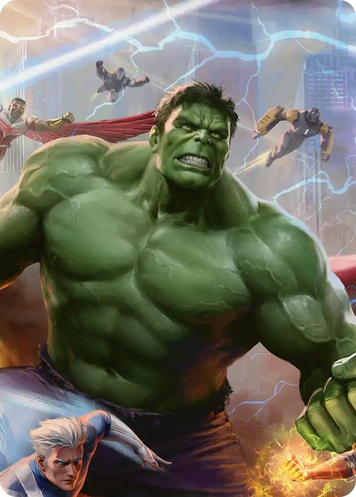 Hulk, Always Angry Art Card 2 card from Art Series: Marvel Super Heroes