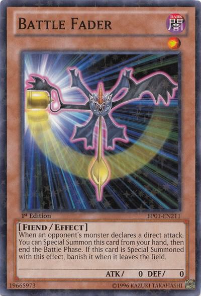Battle Fader (Starfoil) BP01-EN211 card from Battle Pack: Epic Dawn