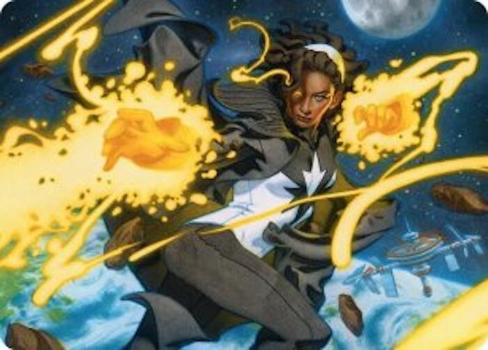Photon, Mighty Marvel Art Card 34 card from Art Series: Marvel Super Heroes