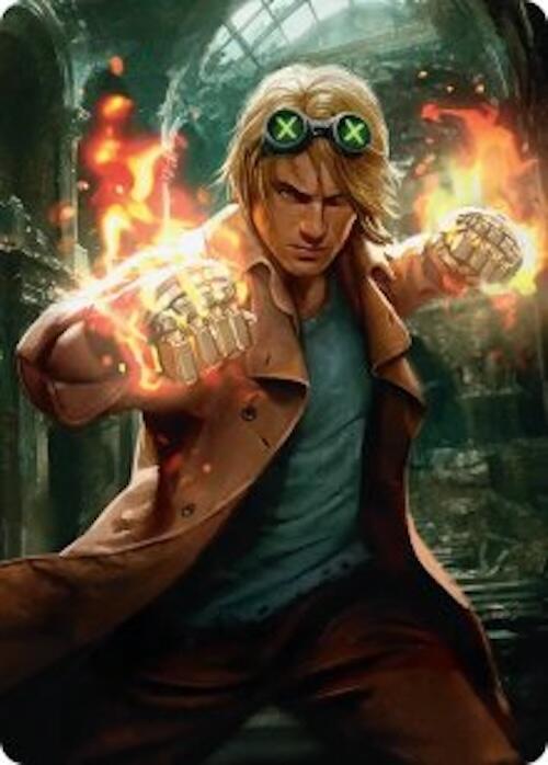 Chase Stein, Runaway Art Card 43 card from Art Series: Marvel Super Heroes