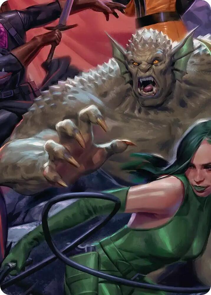 Abomination, Irradiated Brute Art Card 11 card from Art Series: Marvel Super Heroes