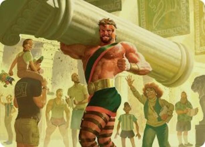 Hercules, Prince of Power Art Card 13 card from Art Series: Marvel Super Heroes