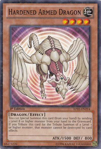Hardened Armed Dragon (Starfoil) BP01-EN214 card from Battle Pack: Epic Dawn