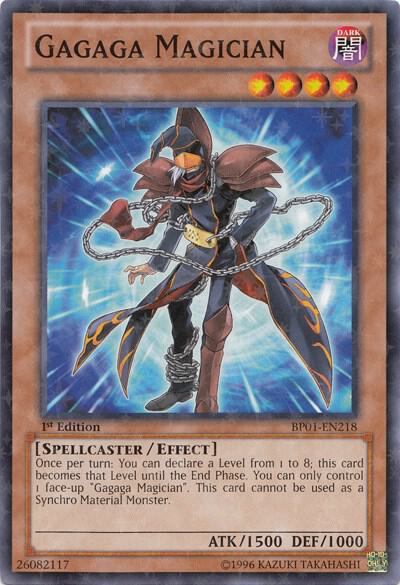 Gagaga Magician (Starfoil) BP01-EN218 card from Battle Pack: Epic Dawn