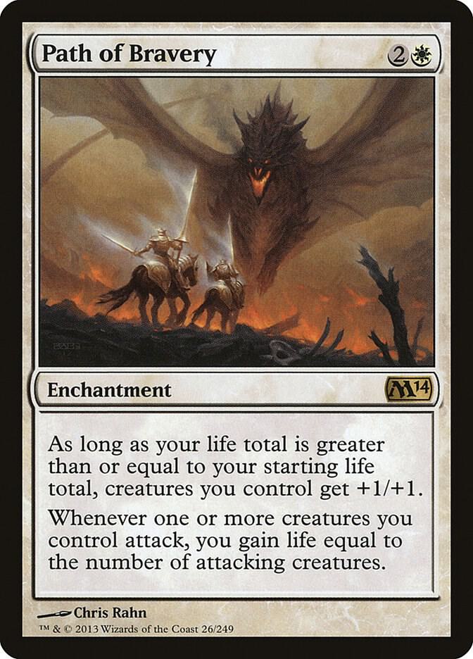 Path of Bravery 26 card from Magic 2014 (M14)