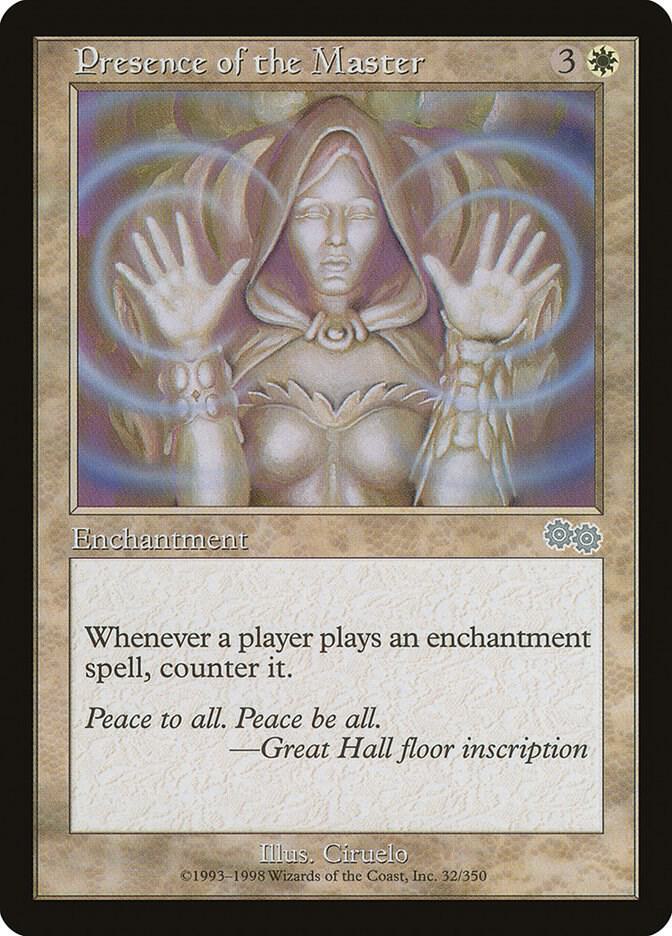 Presence of the Master 32 card from Urza's Saga