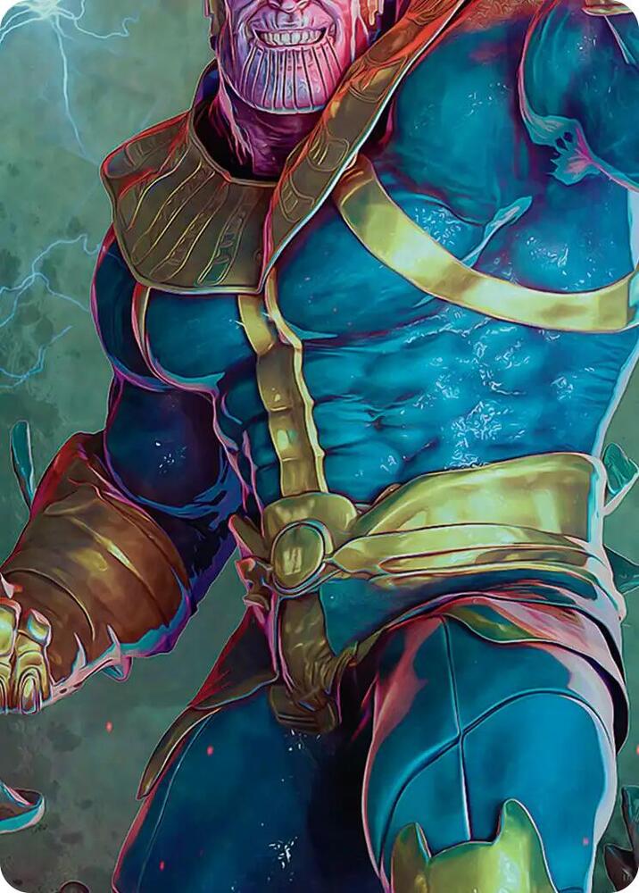 Thanos, the Mad Titan Art Card (5/9) card from Art Series: Marvel Super Heroes