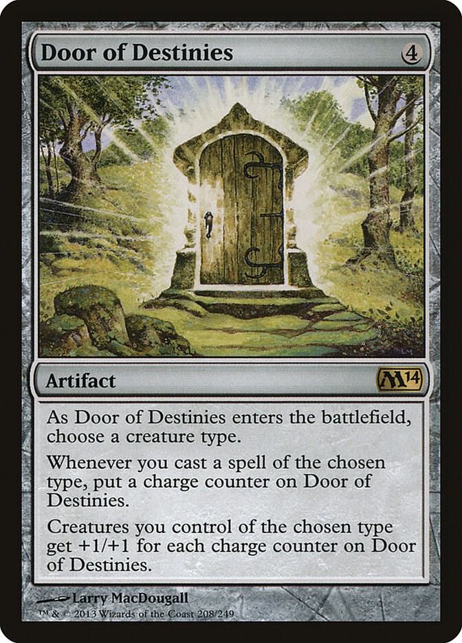 Door of Destinies 208 card from Magic 2014 (M14)