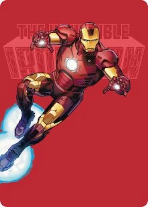The Invincible Iron Man Art Card 29 card from Art Series: Marvel Super Heroes