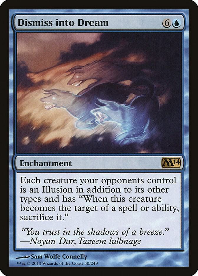 Dismiss into Dream 50 card from Magic 2014 (M14)